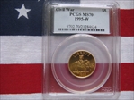 1995-W $5 Civil War MS70